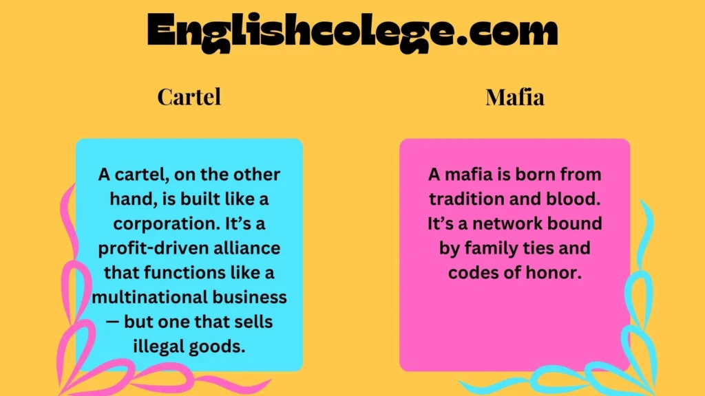 Cartel vs Mafia