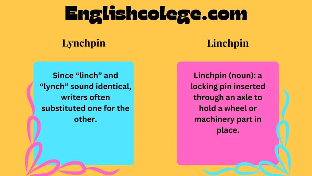 Lynchpin or Linchpin