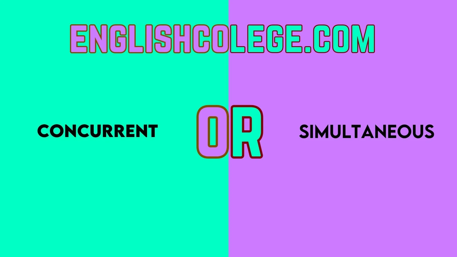 Concurrent vs Simultaneous