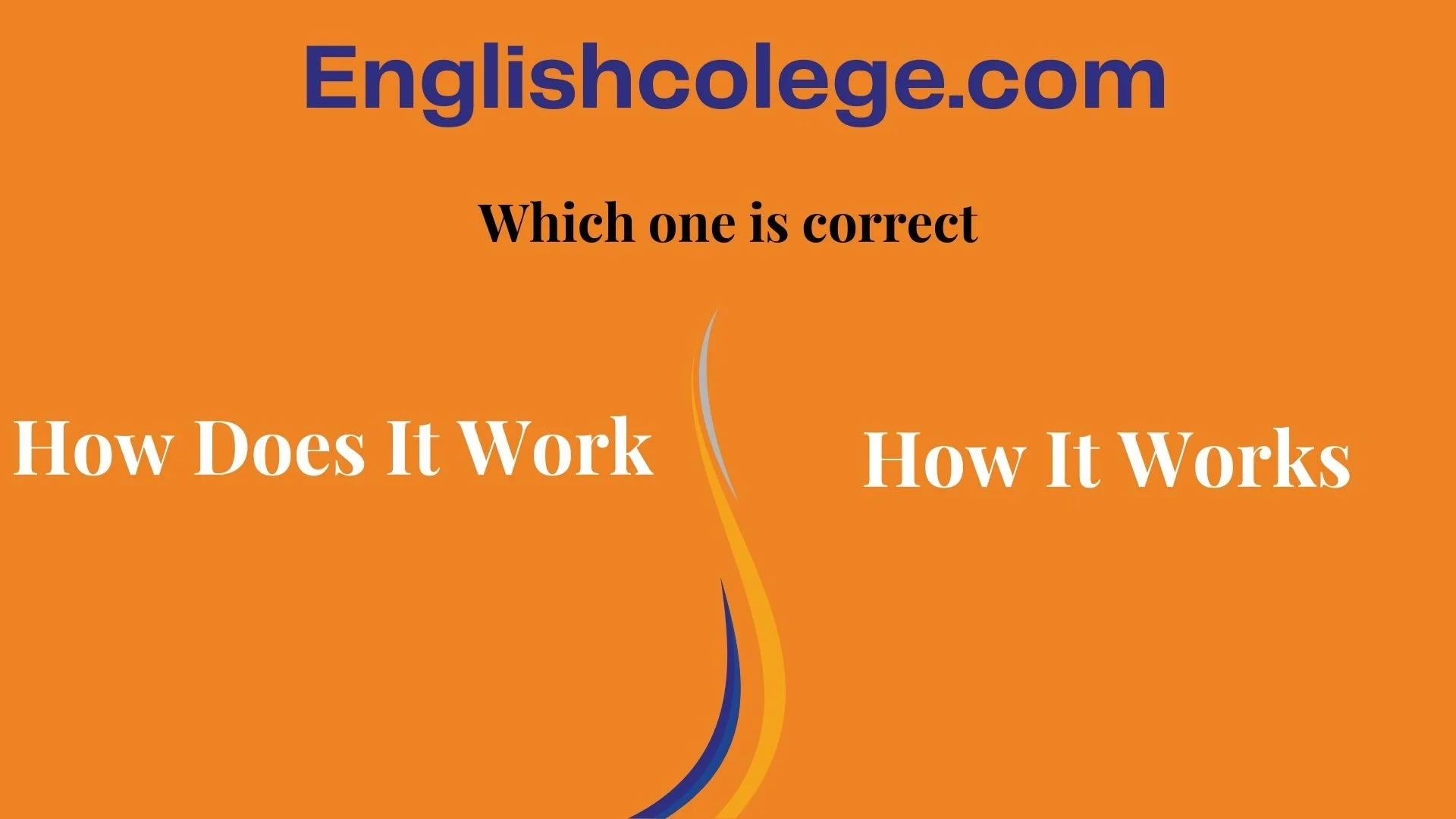 How Does It Work or How It Works