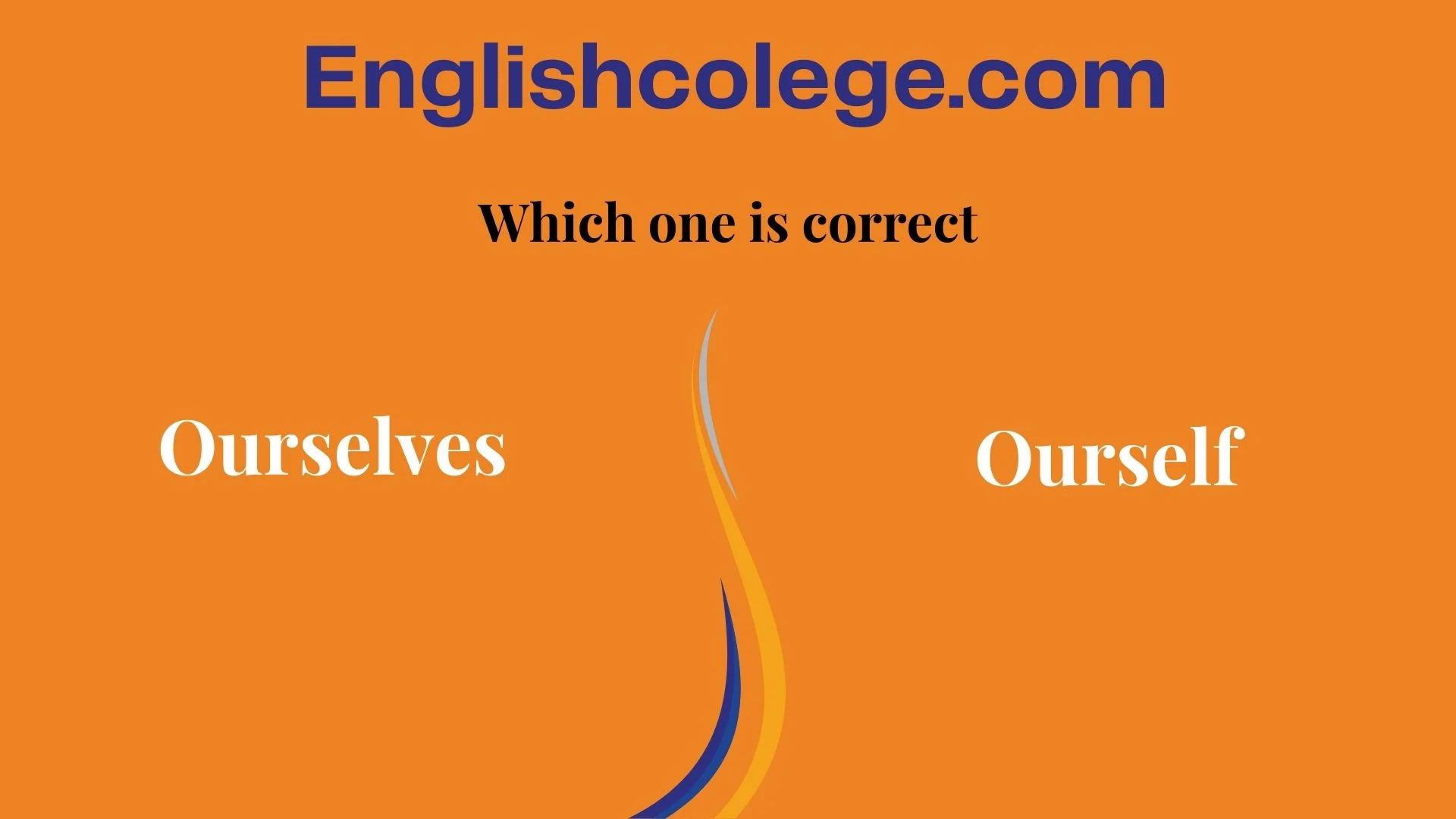 Ourselves vs Ourself