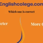 Quieter or More Quiet