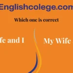 My Wife and I vs My Wife and Me